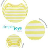 Simple Joys by Carter's Baby 8-Pack Short-Sleeve Bodysuit, White, 0-3 Months - Image 6