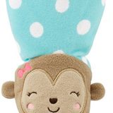 Simple Joys by Carter's Baby Girls' 2-Pack Fleece Footed Sleep and Play, Monkey/Elephant, 6-9 Months - Image 5
