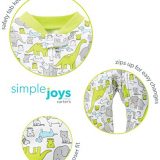 Simple Joys by Carter's Baby Girls' 2-Pack Fleece Footed Sleep and Play, Monkey/Elephant, 6-9 Months - Image 7